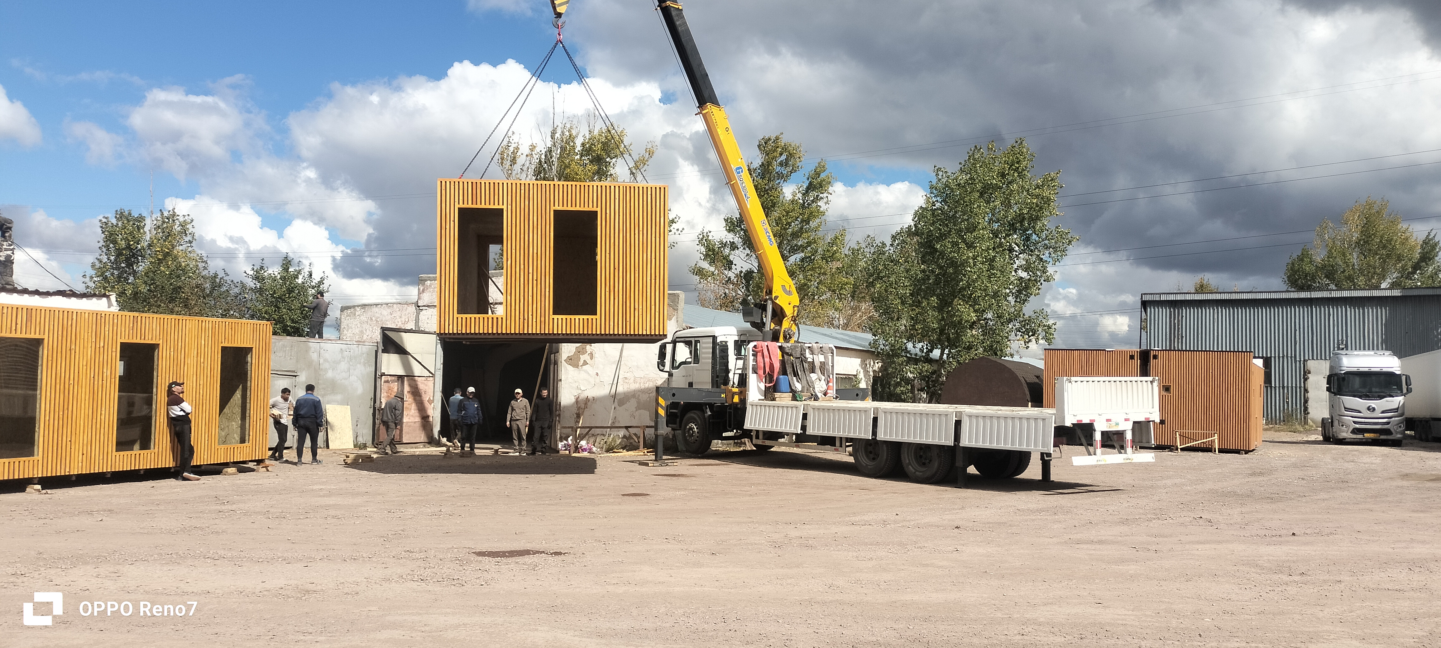 Установка модульного здания